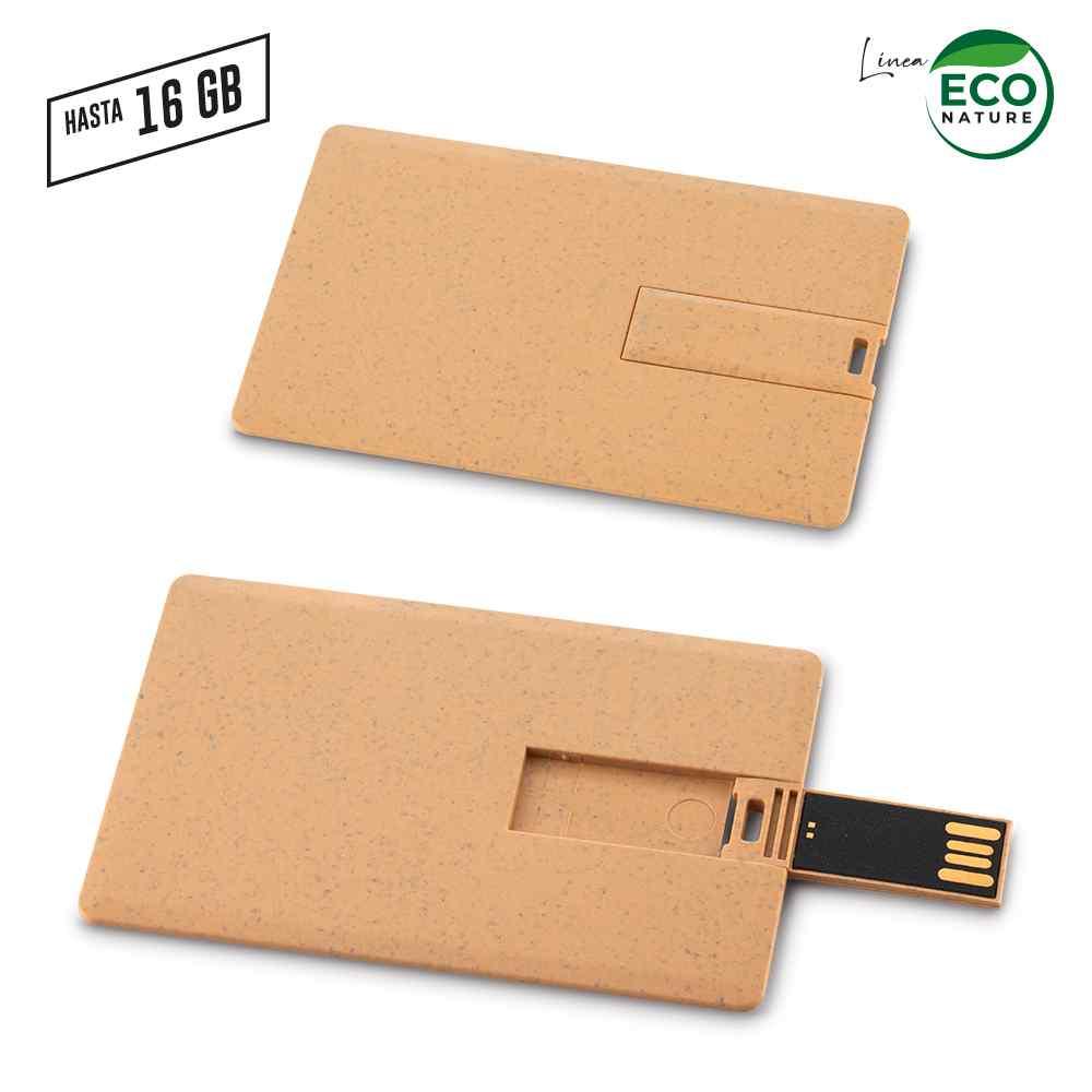 Memoria Usb Credit Card Eco Precio Neto - imagen 1