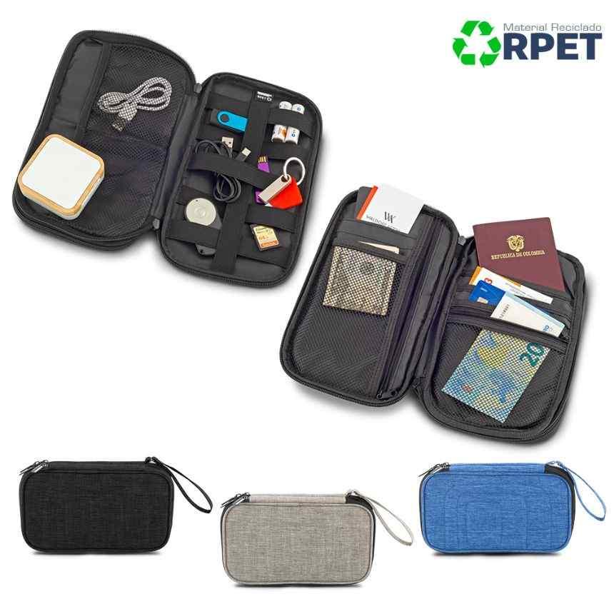 Portadocumentos de Viaje y de Cables Rpet - imagen 1
