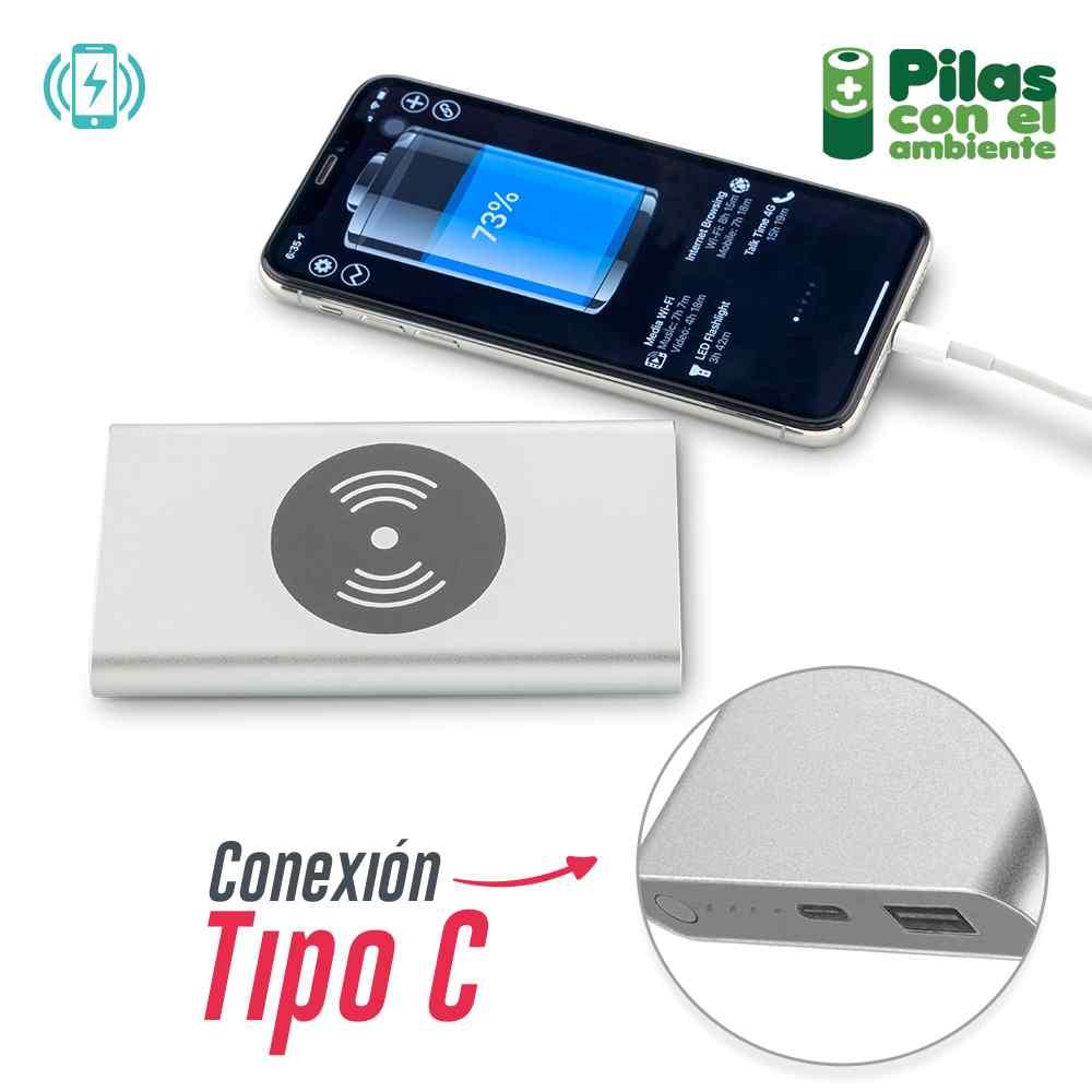 Pila Recargable Con Cargador Inalámbrico 4000mah - imagen 1