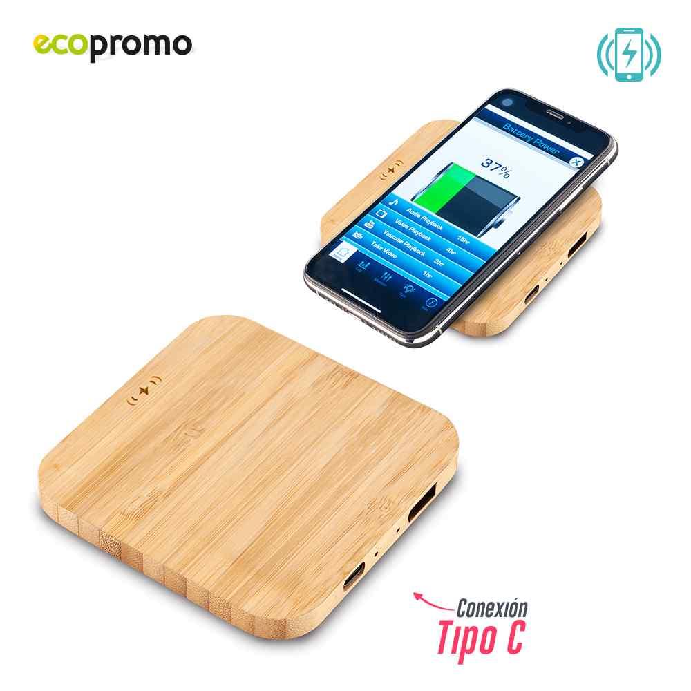 Cargador Inalámbrico Bamboo Square ii - imagen 1