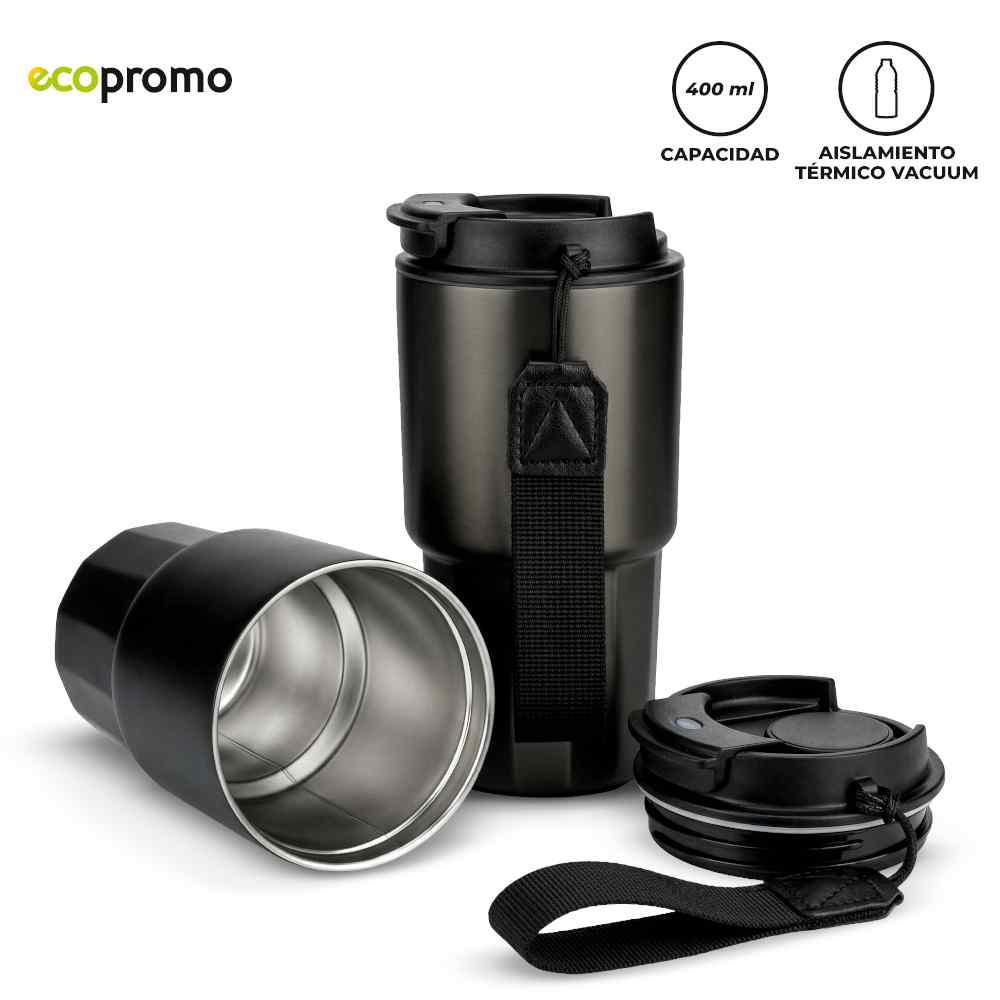 Mug Metálico Dewar 400 ml Nuevo - imagen 1
