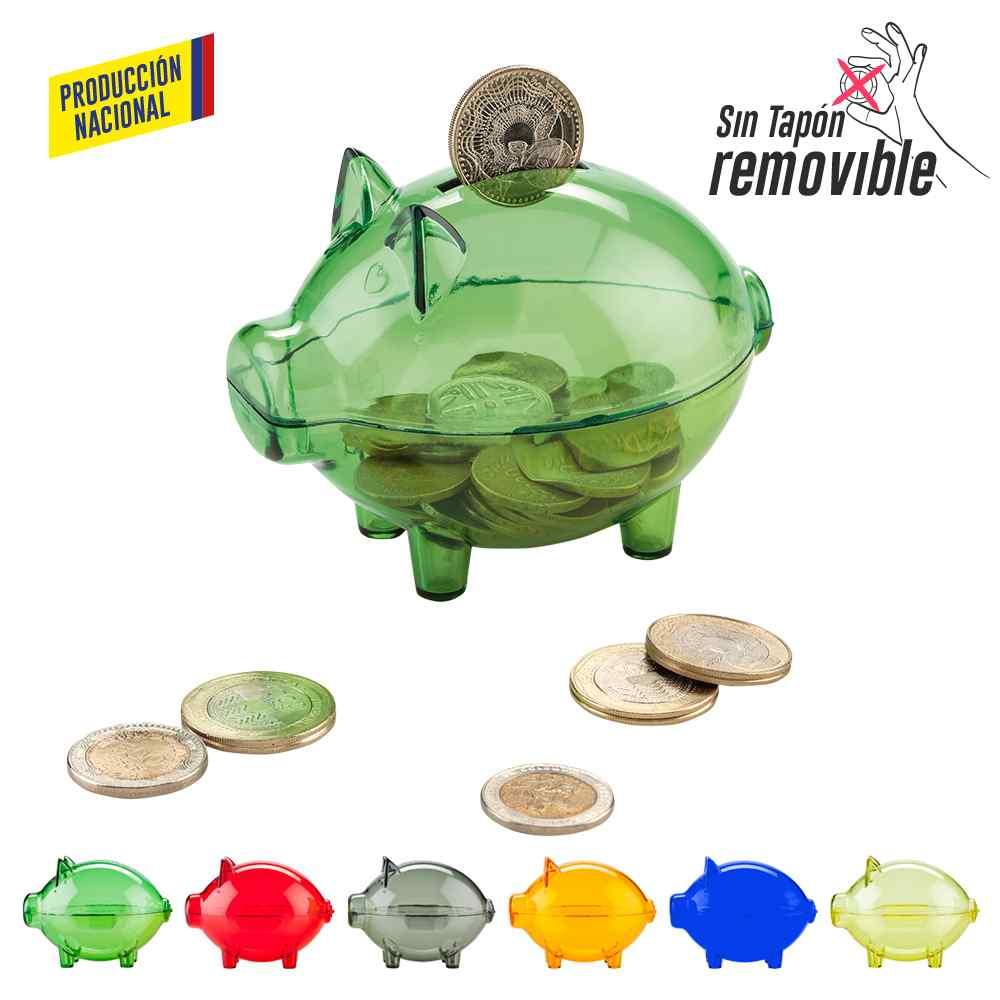 Alcancia Mini Cerdito Cristal - Producción Nacional - imagen 1