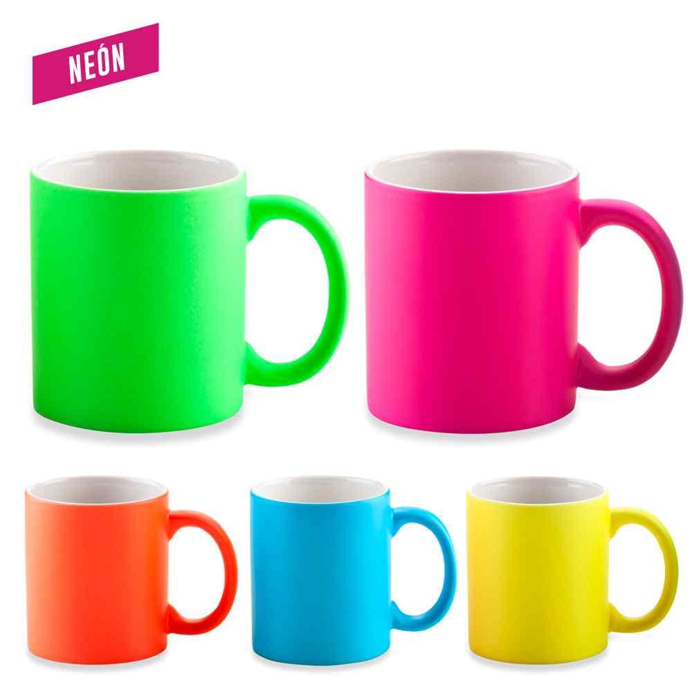 Mug Ceramica Neon 11oz - Oferta - imagen 1