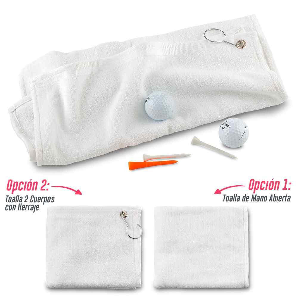 Toalla Golf - Toalla de Mano Tundida Acabado Fino - imagen 1