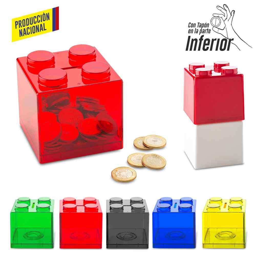 Alcancía Cubo Apilable - Produccion Nacional - imagen 1
