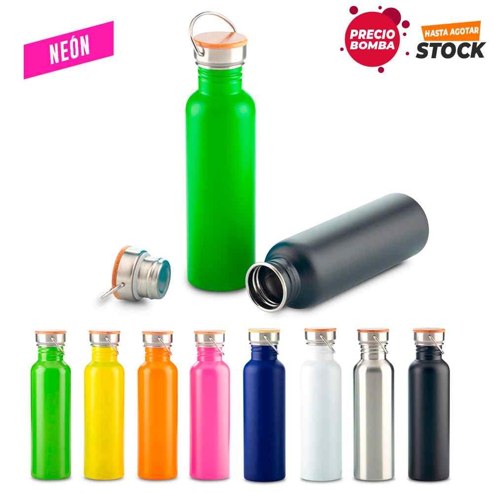 Botilito Metalico Wood 700ml - Precio Bomba - imagen 1