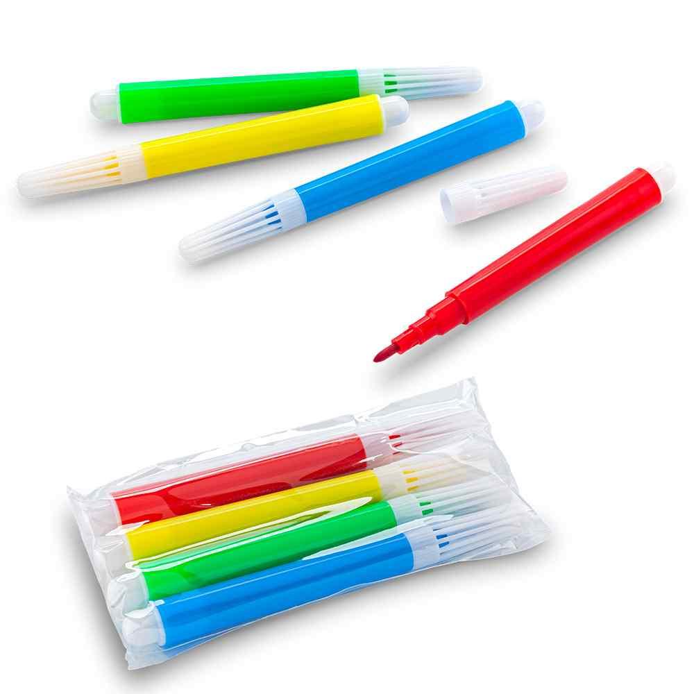 Set de 4 Mini Marcadores Tinta Lavable - imagen 1