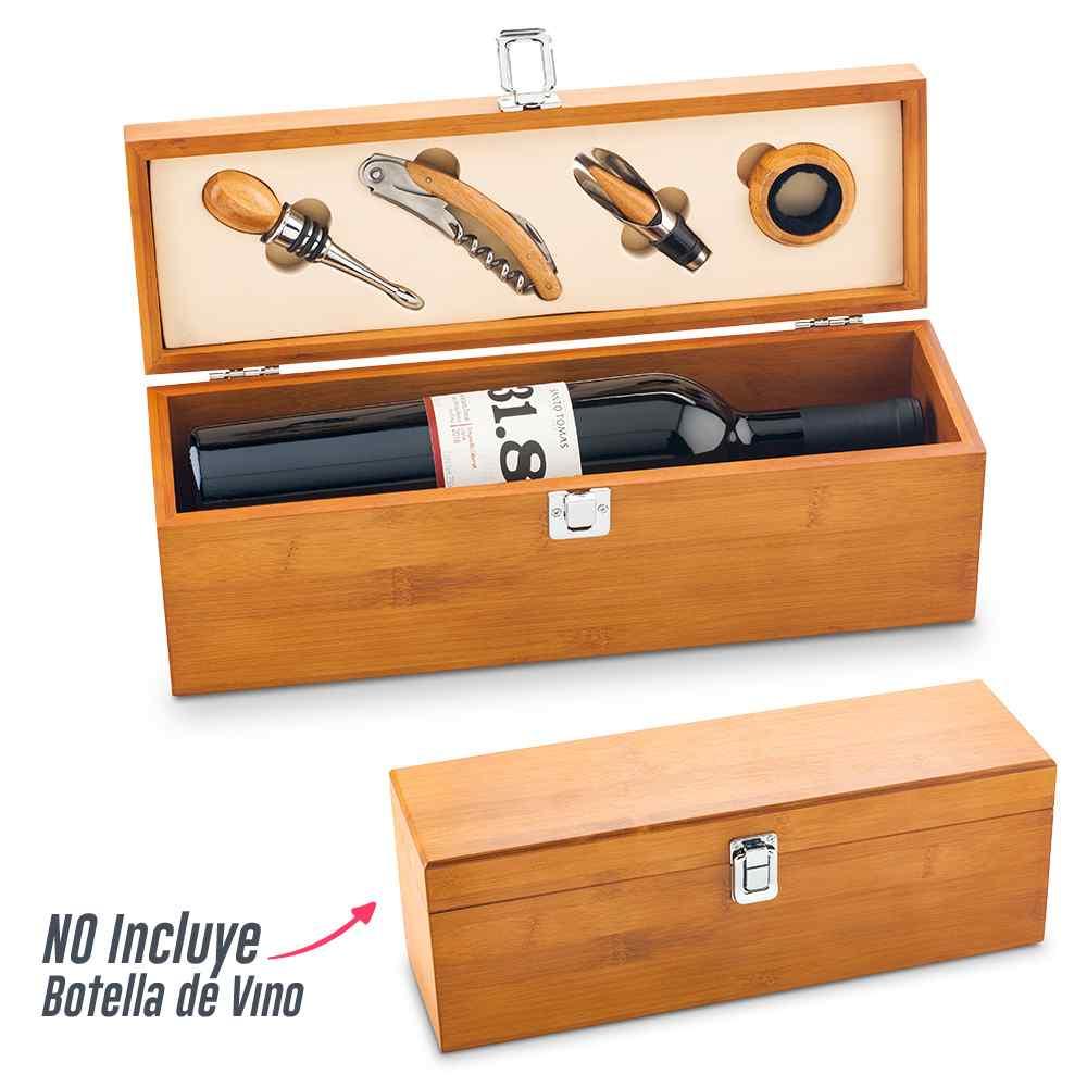 Set de Vino en Bambú ii - imagen 1