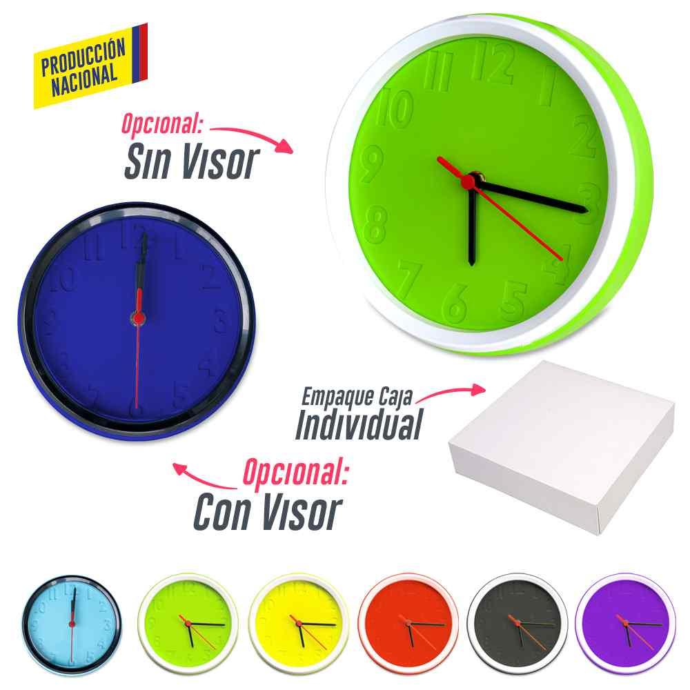 Reloj de Pared Colors - Producción Nacional - imagen 1