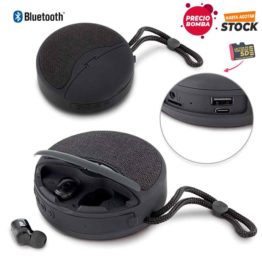 Speaker Bluetooth Con Audífonos