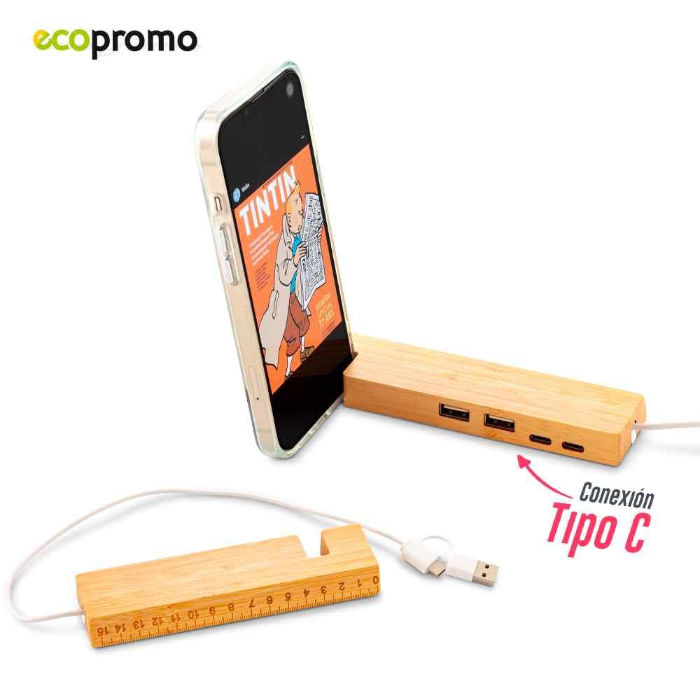 Puerto Usb Ruler Bamboo - imagen 1