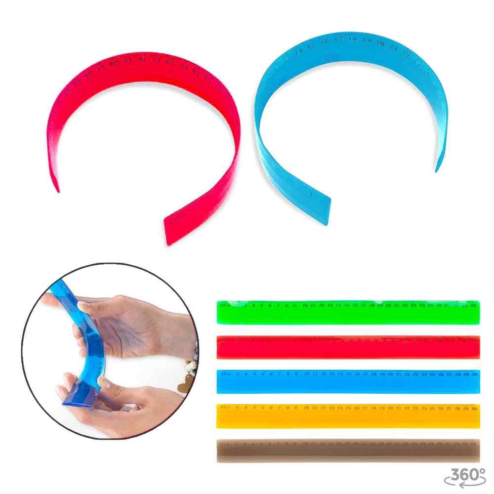 Regla Flexy Pvc 30cm - Produccion Nacional
