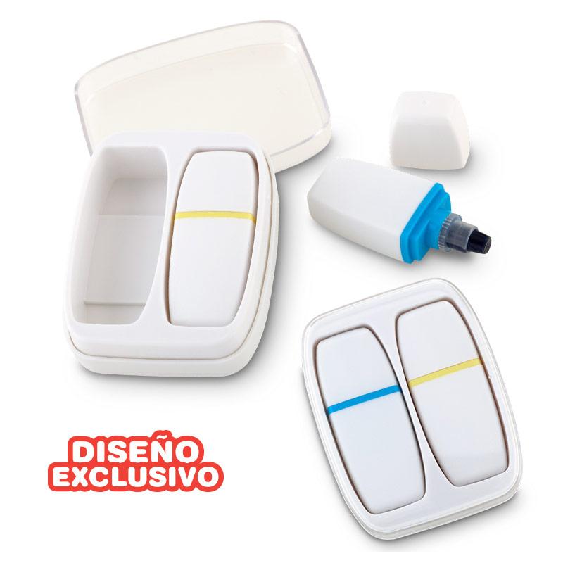 Estuche Para 2 Resaltadores en Cera Adam