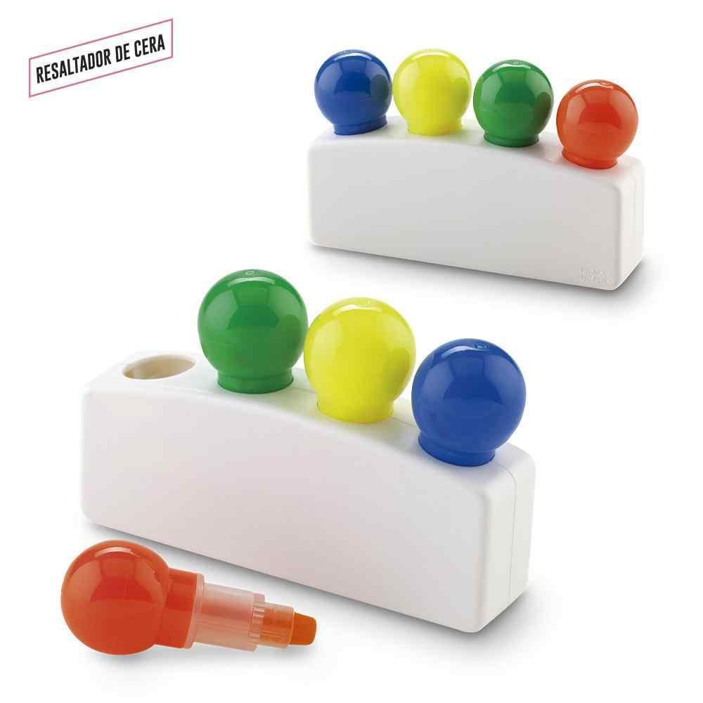 Set de Resaltadores en Cera Quattro