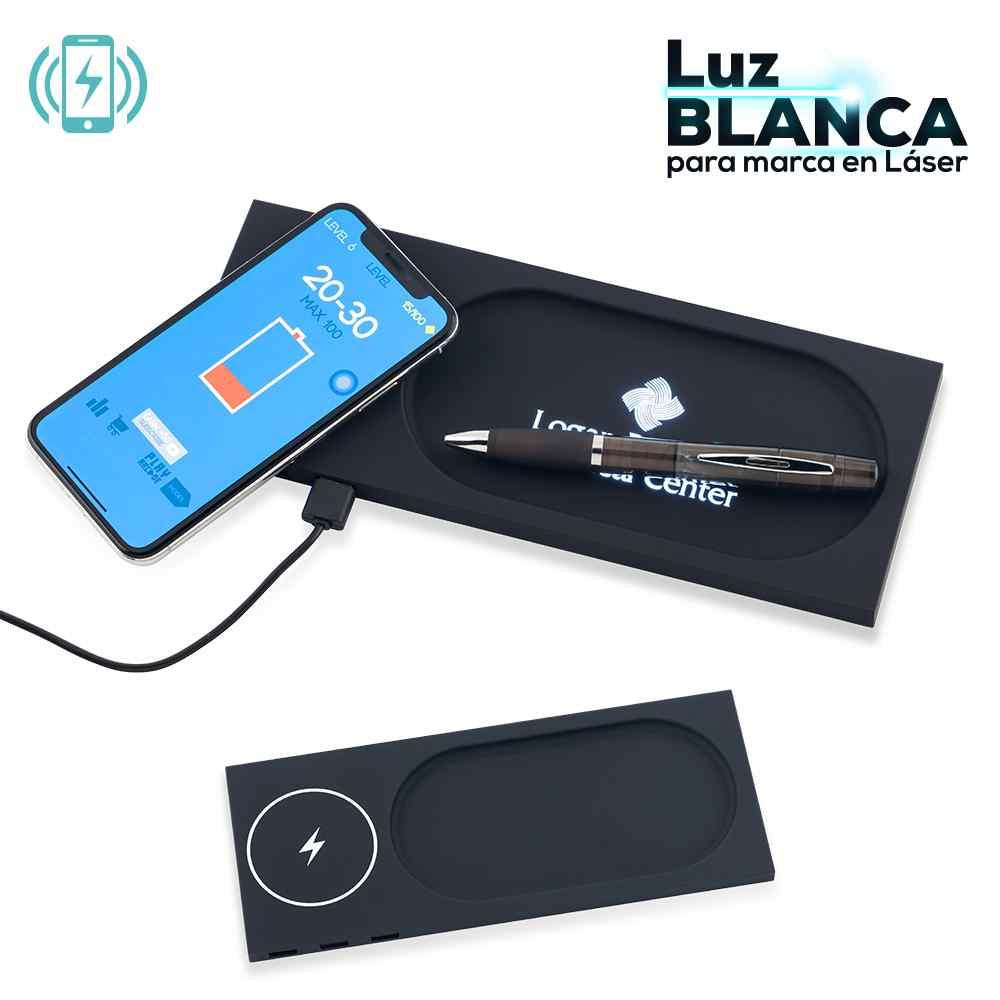 Organizador Light Con Cargador Inalambrico Oferta