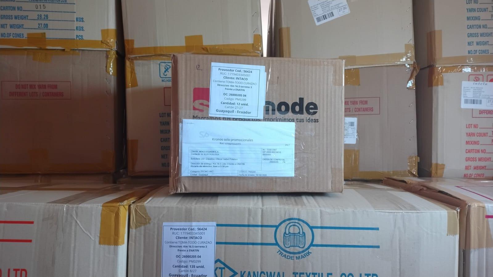 Entrega real de producto corporativo personalizado — KS Promocionales Ecuador y Colombia