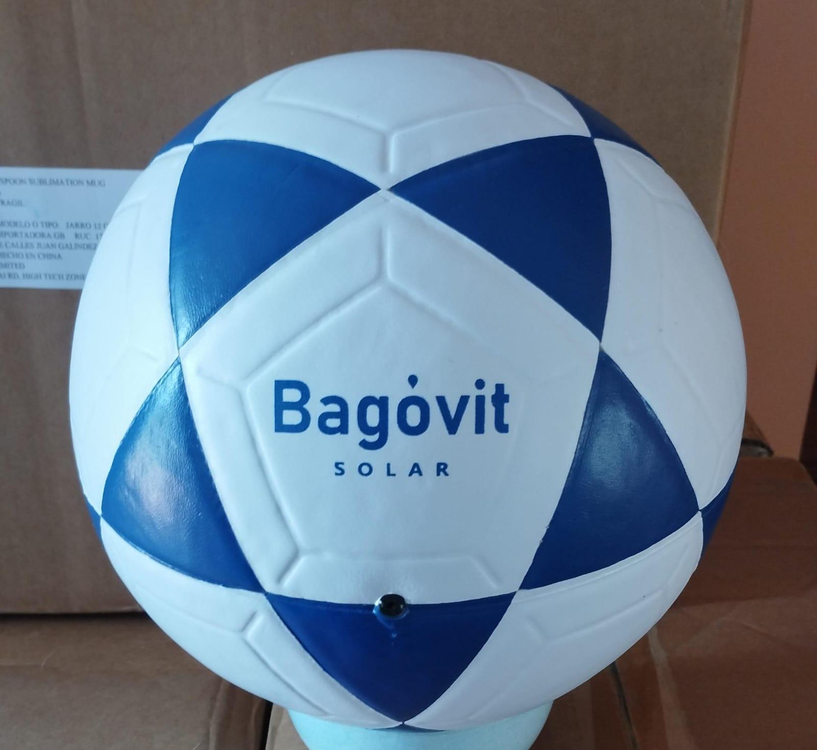 Balón de fútbol Bagovit Solar personalizado con logo — artículo deportivo promocional