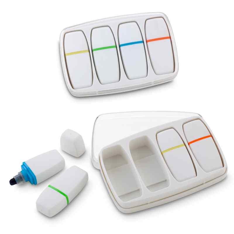 Estuche Para 4 Resaltadores en Cera Adam - imagen 1