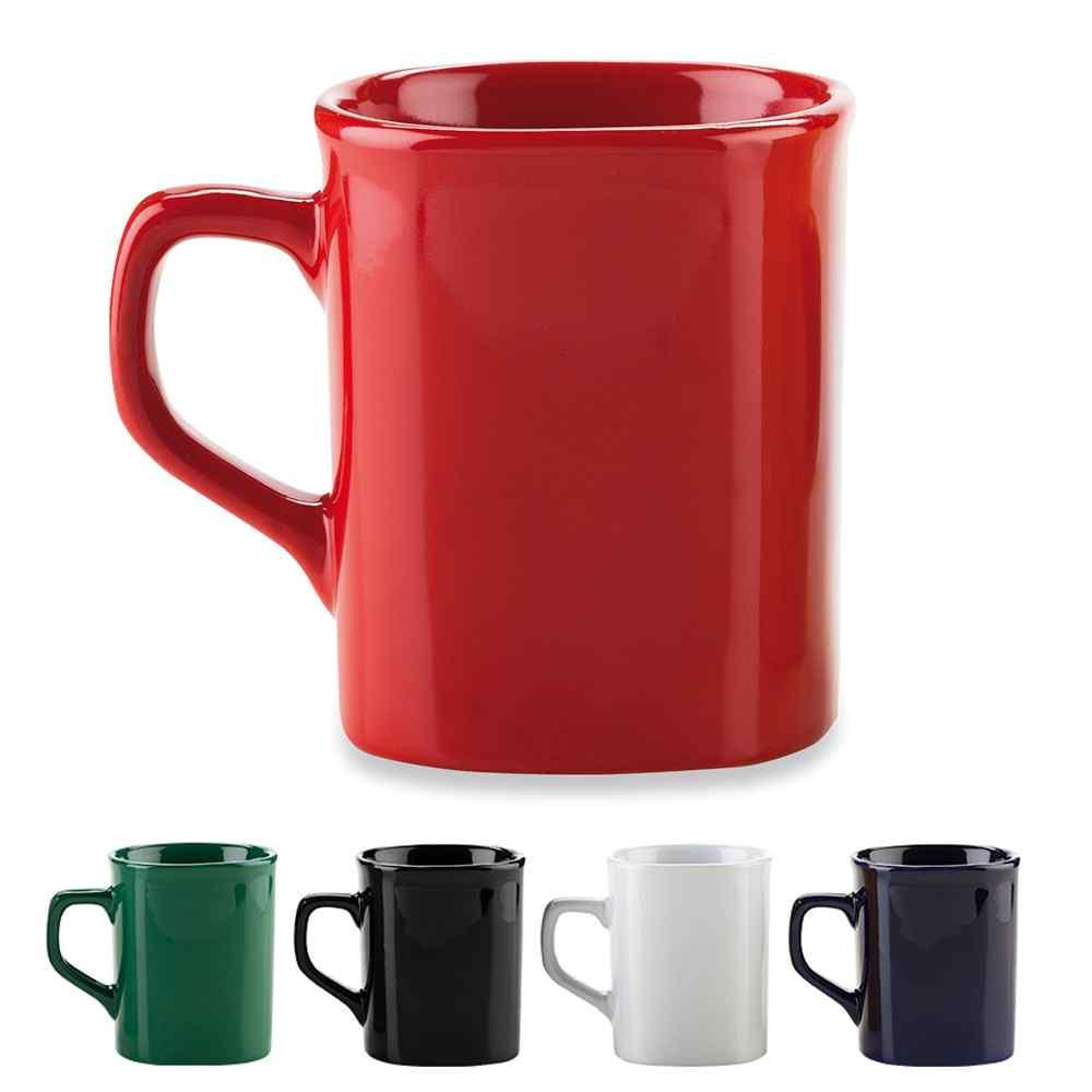 Mug Cerámica Cuadrado 10 oz