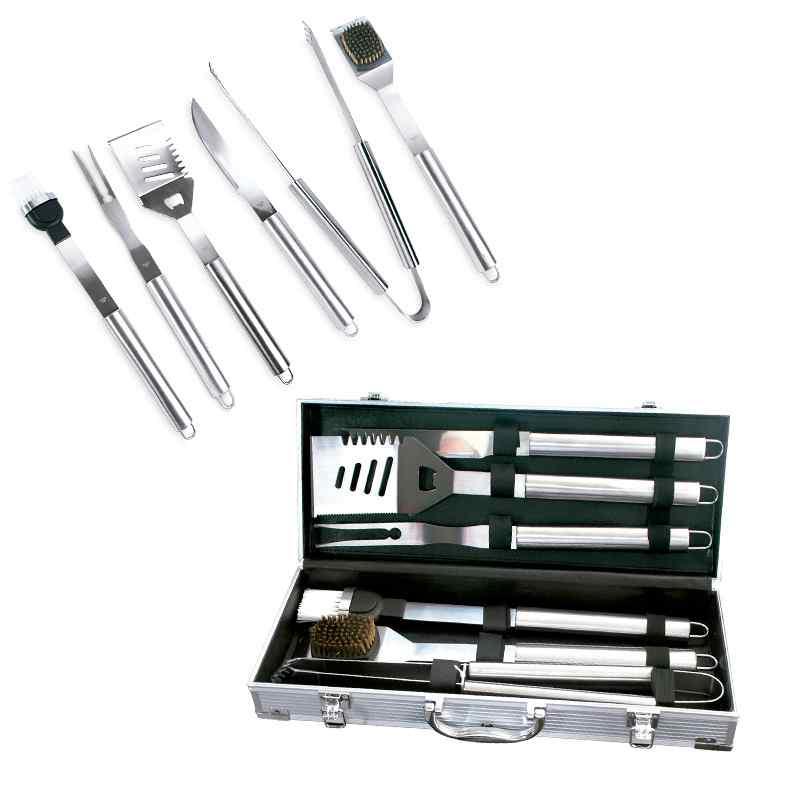 Set de Bbq en Aluminio 6 Piezas