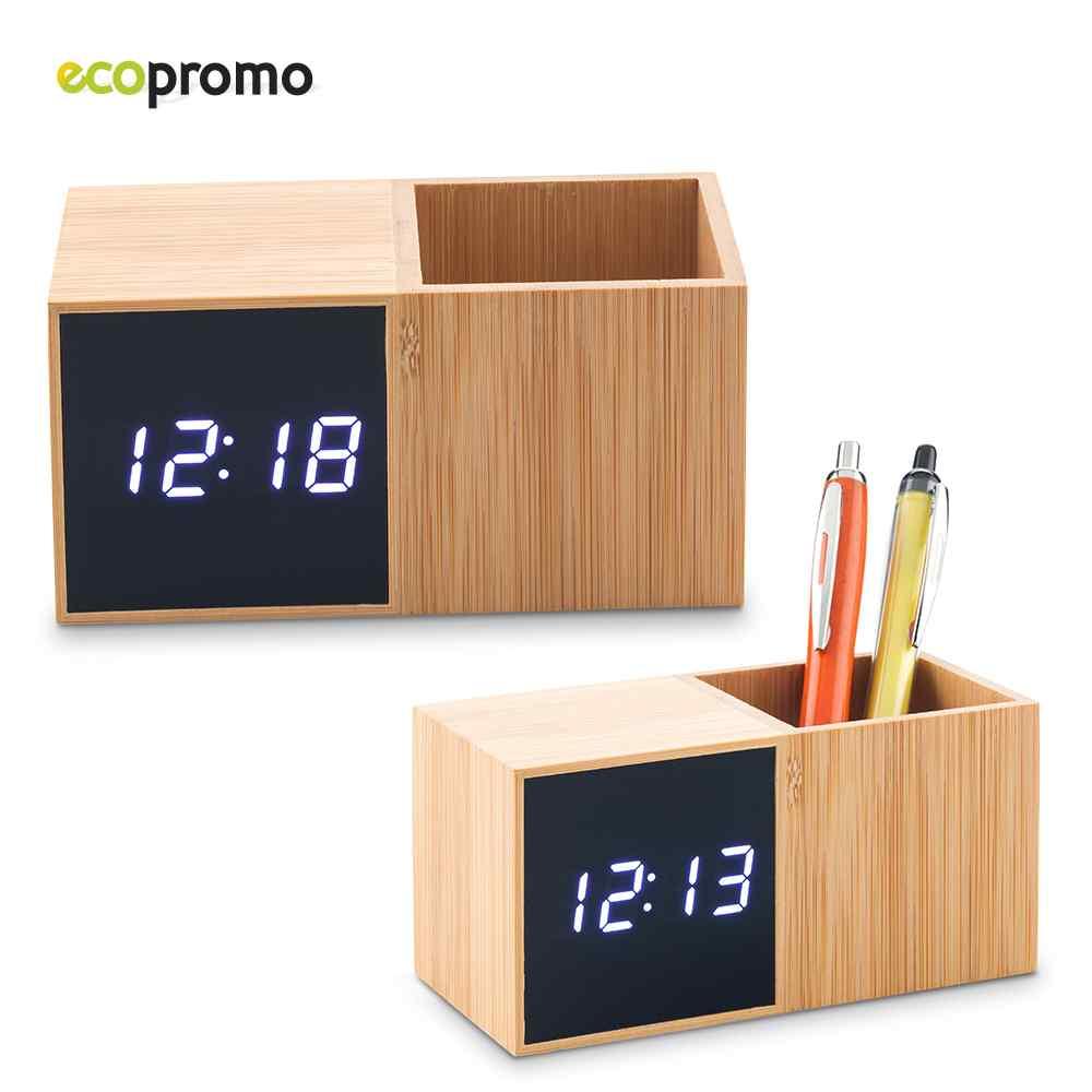 Reloj Con Portabolígrafo Bamboo